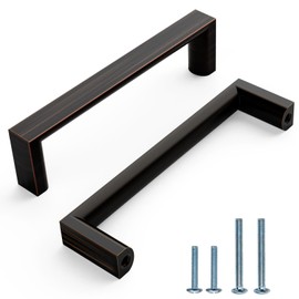 KNOKLOCK 10 Pack 3 Inch(76mm) Kitchen Cabinet Handles Oil Rubbed Bronze Cabinet Pulls Kitchen Cabinet Hardware Drawer Pulls for Cupboard Wardrobe