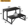 Talustool Hot Tub Step 500LBS Capacity Spa Side Step 2-Step