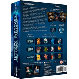 Ghost Letters - Detective Game with Secret Roles [French Edition]