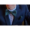 Alizeal Mens Polka Dot Self Tied Bow Tie and Pocket