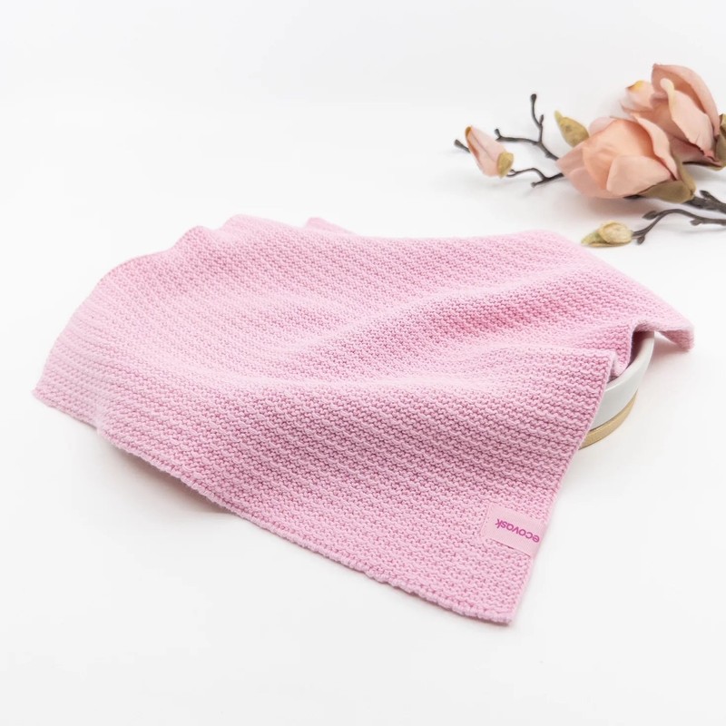 Ecovask Face Cloth 3pk Organic Cotton, Storm