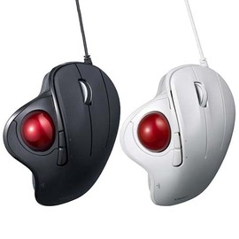 Nakabayashi MUS-TUIF181W Digio 2 Trackball Mouse Angle-Adjustable Wired 5 Buttons Optical White