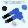 3 Pcs Finger Splints, Adjustable Trigger Finger Splint Breathable Finger