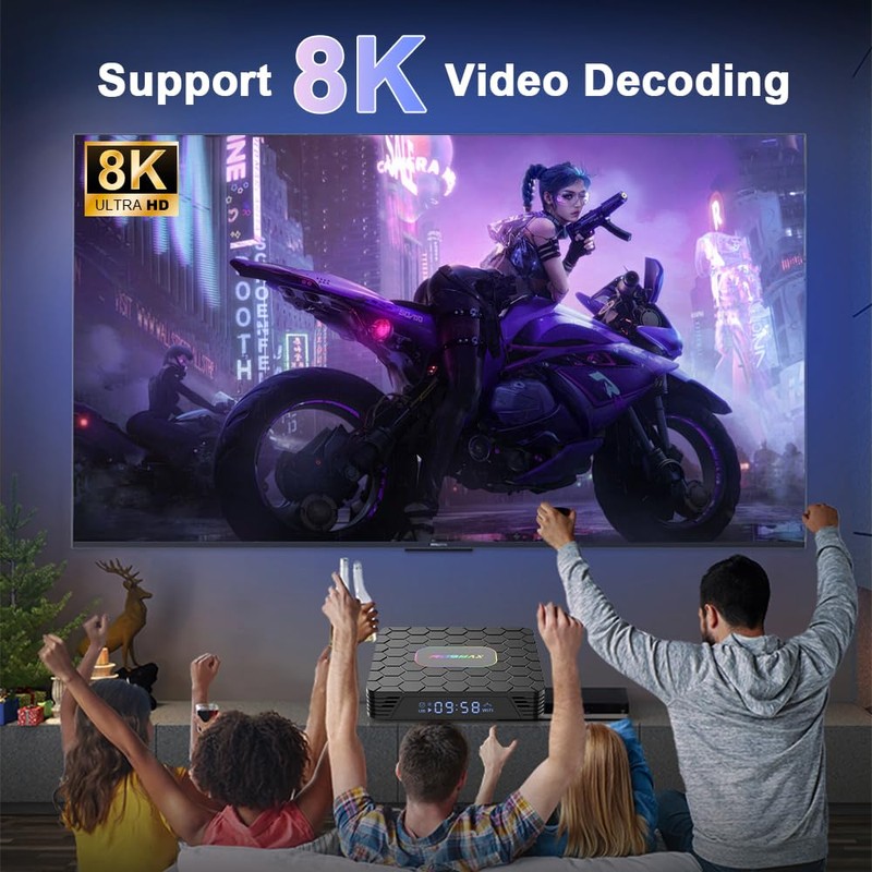 Android TV Box with Quad Core ARM Cortex A53 CPU