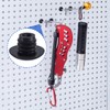 Isslly 30PCS Pegboard Hook Locks, Black Peg Hook Stoppers Clips,