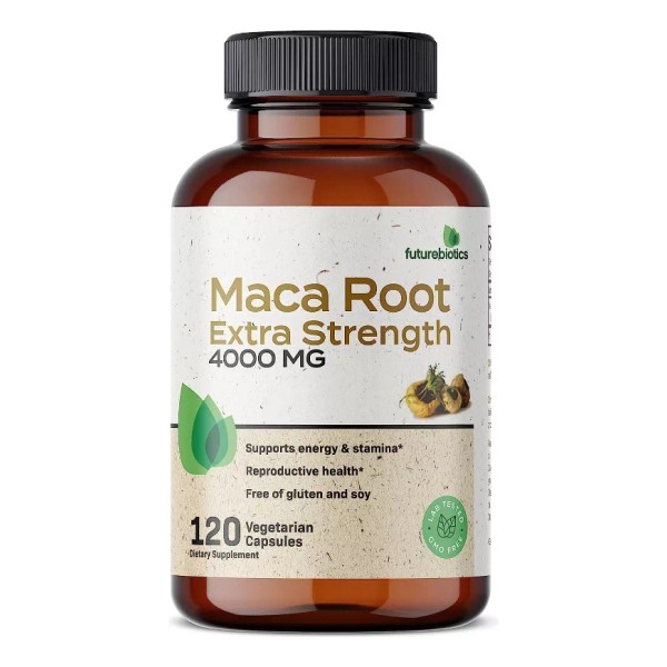 Futurebiotics Maca Root 4000mg Energía + Libido Salud Hormonal (120 Caps)