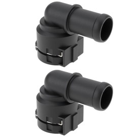 ECSiNG 2 x Coolant Flange 1K0122291H Coolant Hose Connector Compatible with VW
