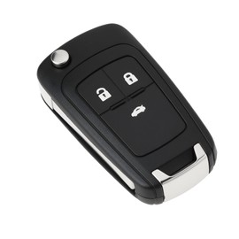 EMSea 1Set 433MHz 3 Button Flip Remote Key Fob with ID46 Chip/HU100 Blade Compatible with Opel Astra J Cascada Insignia A 2013-2016