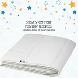 iSTYLE MODE BETTER HOME CHOICE Cot Bed Duvet 9.0 Tog – Lightweight Soft Snug Nursery Quilt for Kids, Toddlers – Hypoallergenic, Anti Allergy & Machine Washable - 120cm x 150cm (9.0 Tog Duvet)