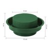 Bruafsir 5 Pack DIY Flower Arrangement Kit Green Round Wet