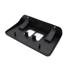 1 Set Black SHLPDFM Front License Plate Tag Mounting Bracket Holder with Screws 5C3Z-17A385-AA 5C3Z17A385AA Fits for Ford Super Duty (F-250, F-350, F-450, F-550) 2005-2007