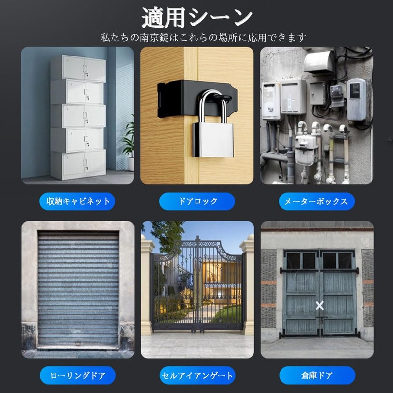 GLOWZEN 2 PCS Stainless Steel Padlock with Key,Waterproof and Rustproof