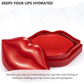 40 Piezas Mascarilla Labial Hidratante de Noche