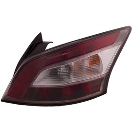 HEADLIGHTSDEPOT Tail Light Compatible With Nissan Maxima 12-14 CAPA Certified Right Passenger Side Tail Lamp