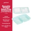 Good Cook Meal Prep, 2 Snack Compartments BPA Free, Microwavable/Dishwasher/Freezer
