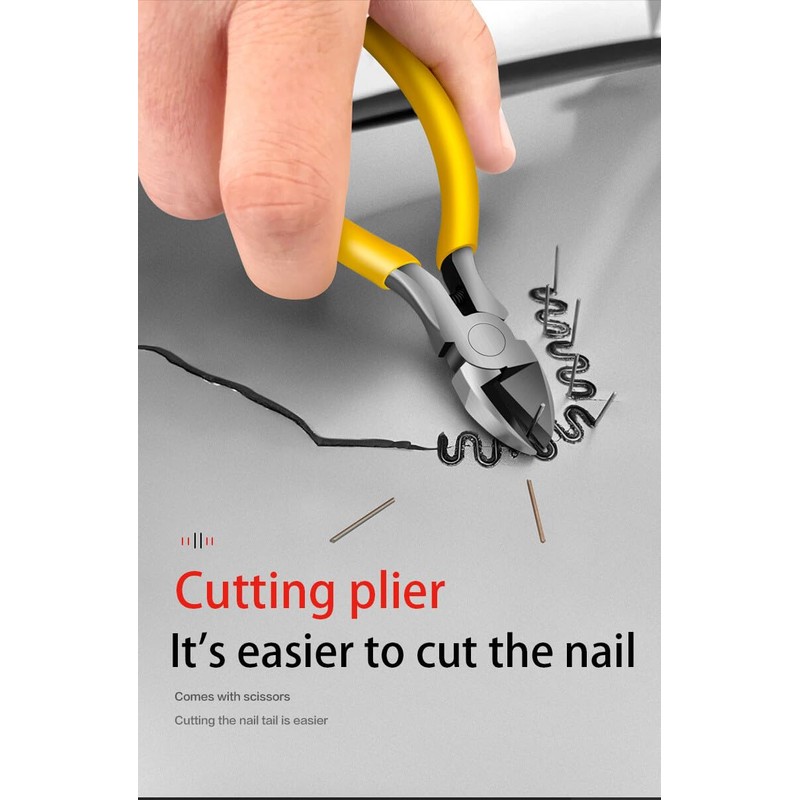 Wrdlosy 220W Plastic Welder, Multipurpose Fit, Plastic Welding Kit, Quick