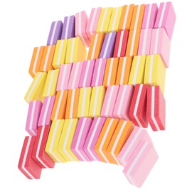 Mikinona 50pcs Professional Nail Files Nail Art Tools Manicure Sanding Bands File Grinding Block