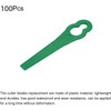 100pcs Plastic Replacement Blades,Garden Lawn Mower Trimmer Blades,100 Grass Cutter