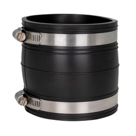 Fernco P1060-33 Flexible PVC Coupling For 3" Plastic Socket to Socket Plumbing Connections