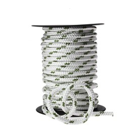 KIS Premium Quality Double Braided Polyester Rope 6 MM (1/4" 250 ft) - Multi Size - Heavy-Duty Extra Strength - Multi-Purpose Rope, Sailing, Crafting, Camping Rope, Nylon Rope- Made in Turkey