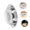 Operitacx 2pcs Stainless Steel Wash Basin Durable Foot Bath Bowl
