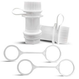 Threaded Drain Plug Cap for Cooler,Compatible with Igloo 50-165 Qt Coolers, Cooler Drain Plug Replacement Parts (2pcs)