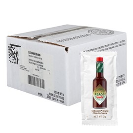 TABASCO Brand Chipotle Pepper Sauce, Medium, Single Packets (200-Pack)