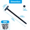 Nylon Universal Cable Tie Buckle, 120pcs Heavy-Duty Self-Locking UV-Resistant Wire