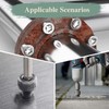 GOHODOMINO M6×35mm Socket Head Cap Screws, Nuts, Flat Washers, 20Pcs,
