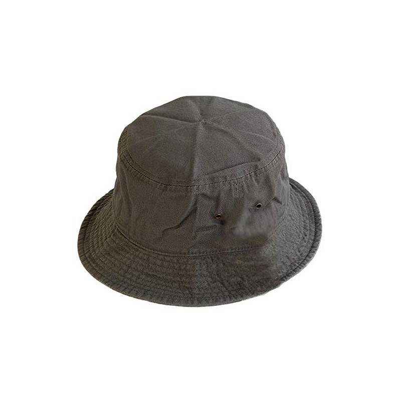 NEWHATTAN Stonewash Bucket Hat 1500 - olive