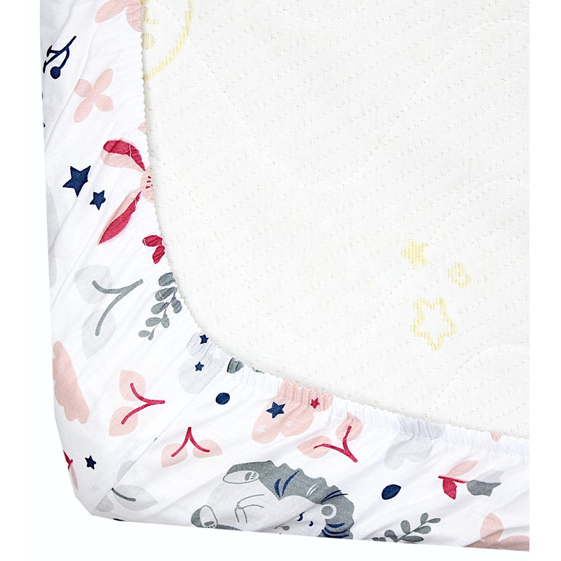 TupTam Baby Fitted Sheet for Baby Cot Bed Pack of