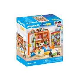 PLAYMOBIL MyLife 71536 Toy Shop, Exciting Moments in Play Paradise, Includes Game Corner and Photo Wall, Detailed Toy for Children from 5 Years