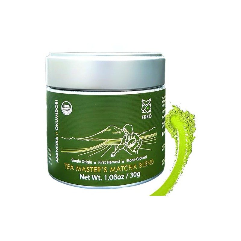Tea Master's Organic Ceremonial Grade Matcha Green Tea Powder