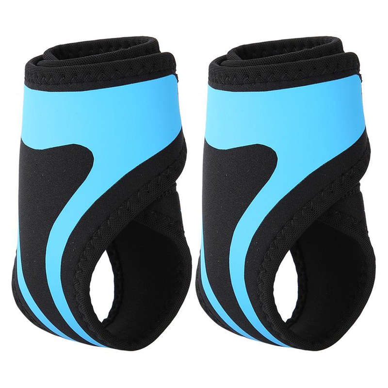 Ankle Support Brace Protector Adjustable Foot Achilles Strap Bandage Blue