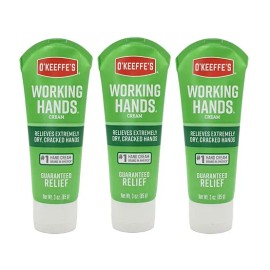 O'Keeps Working Hands Highly Moisturizing Hand Cream, Tube Type, Unscented, 3pcs / 오킵스 워킹핸즈 고보습 핸드크림 튜브 타입 무향 3개