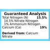 Mega Crop 2 Part B 15.5-0-0 Hydroponic Soil Fertilizer for