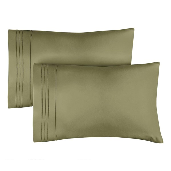 Queen Pillow Cases Set of 2 - Extra Soft, Hotel