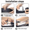 BEANPRECOY 2 in 1 Airplane Seat Belt Extender, Adjustable 7-32"