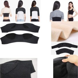 Knitted Double Shoulder Brace Warm Support Stability Compression Sleeve Wrap Recovery Office Home Knit Cashmere Guard for Rotator Cuff Shoulder