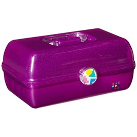 Caboodles On-The-Go Girl Purple Sparkle Jellies Vintage Case, 1 Lb, CAB56260N