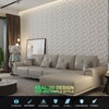 MIX3D 33 Pack 3D Wall Panels, Modern Diamond Textured Design