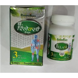 Rajasthan Herbals Dr. Relaxi (40 Capsules) | 100% Safe & Pure Natural Ingredients - by pharmacylife