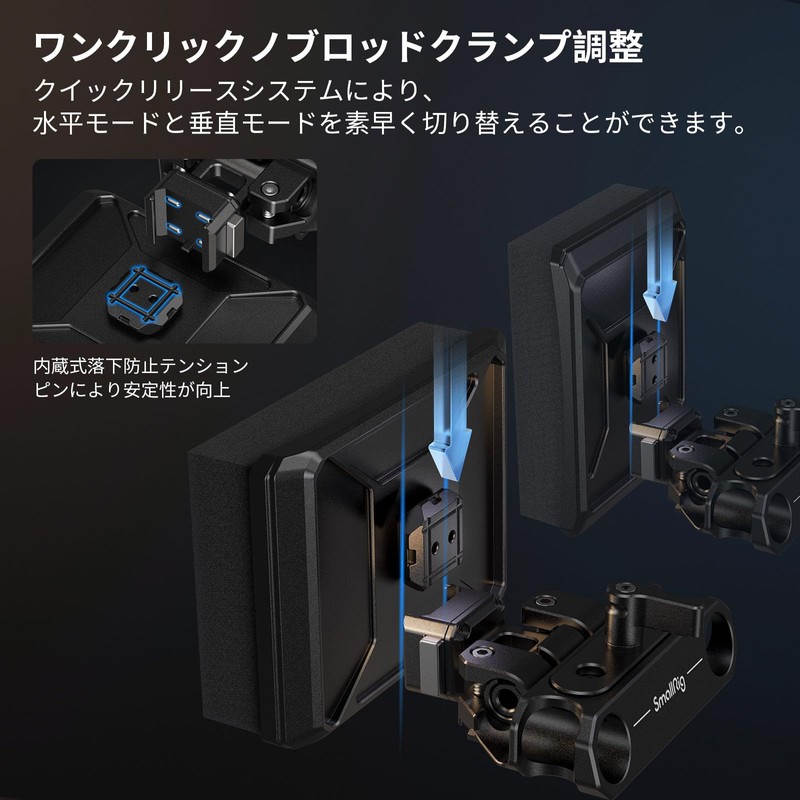 SmallRig Lightweight Chest Pad with 15mm Rod Clamp 3183