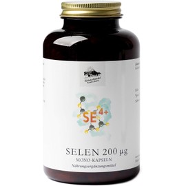KRÄUTERHANDEL SANKT ANTON Selenium – 200 µg High-Dose with Vitamin E – 365 Capsules, German Premium Quality