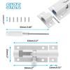 Biaungdo 6 Pcs Slide Bolt Latch Lock, 2 Inch Small
