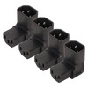 4pcs IEC320 C14 to IEC320 C13 Power Adapter Professional C14