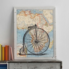 nacnic Spain-Africa Travel Pack. Posters with Images of The World. Home Decoration. Sheets for framing. 250 Grams Paper