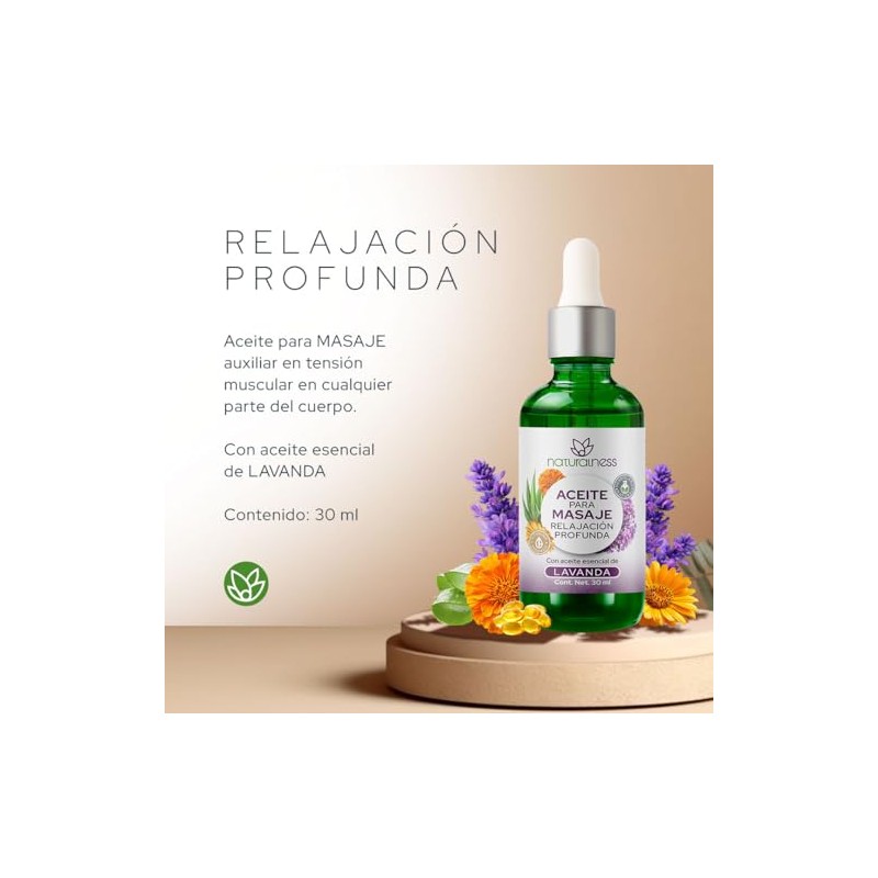 Naturalness - Aceite Relajante para Masaje Relajación Profunda 30 ml