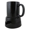 Wicca Vampire Bat Black Cup With Candle Holder Mug Warmer