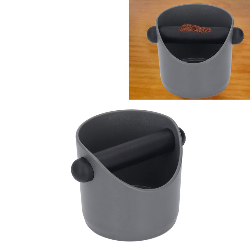 PENO Plastic Coffee Knock Box, Compact Coffee Grind Trash Bin